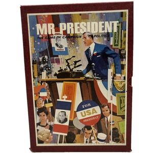 Vintage 1967 Mr. President - The Game of Campaign Politics 3M Bookshelf Games
